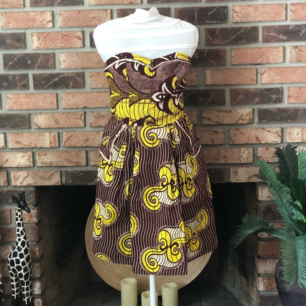 Zachary’s Smile White Label Ethnic Print Dress